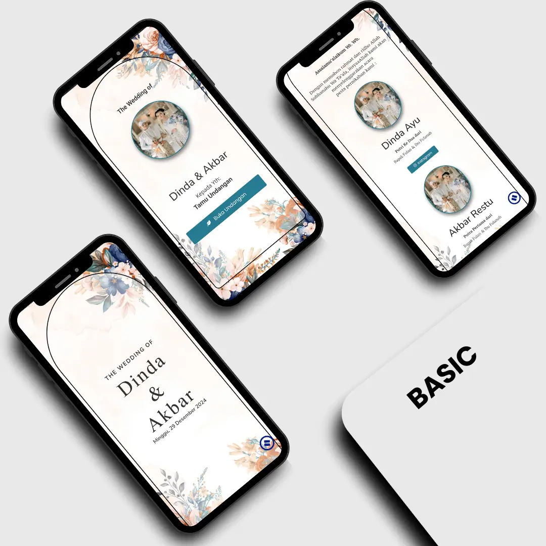 our wedding tema basic akad digitech