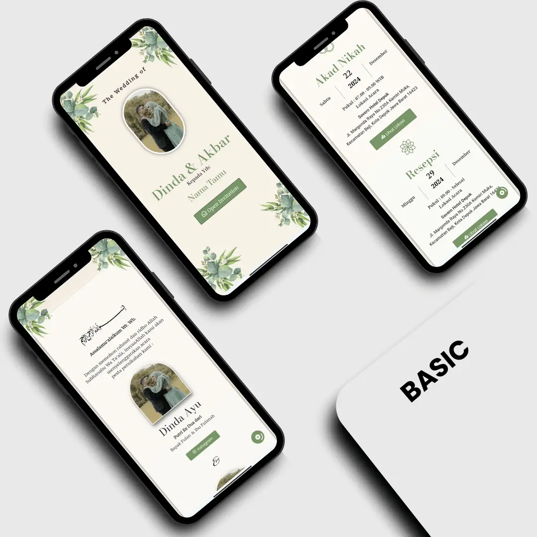 our wedding tema basic akad digitech