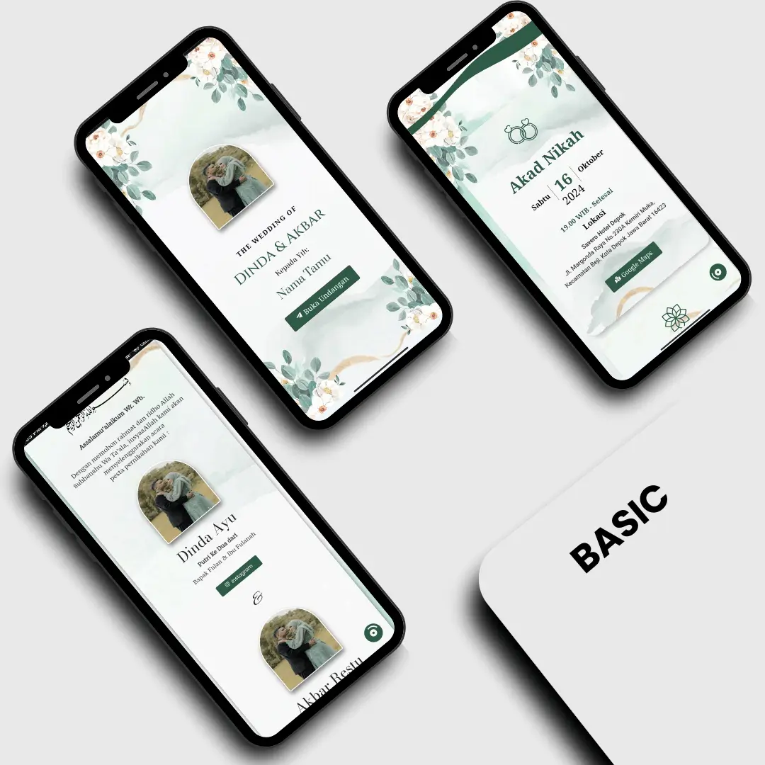 our wedding tema basic akad digitech
