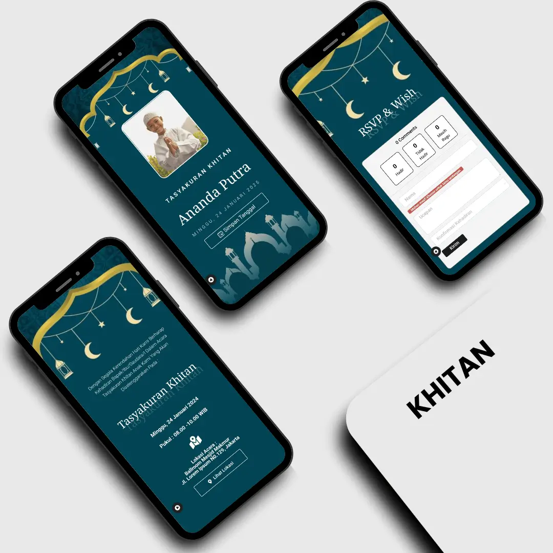 undangan khitan akad digitach