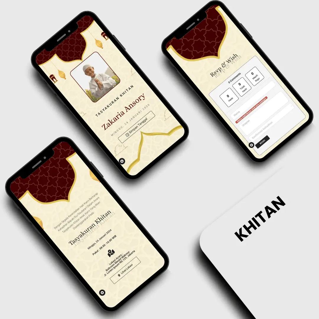 undangan khitan akad digitach