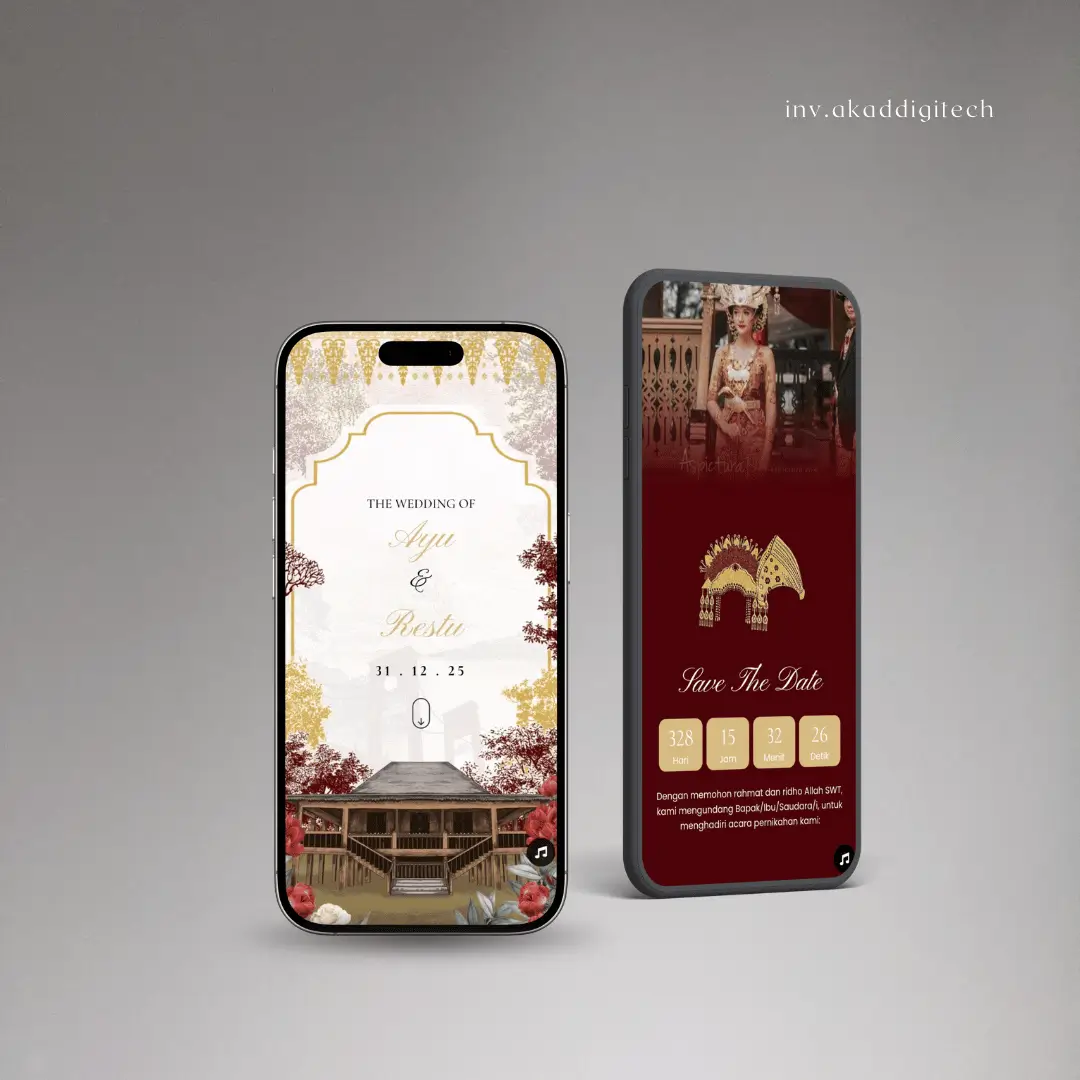 undangan tema Adat palembang