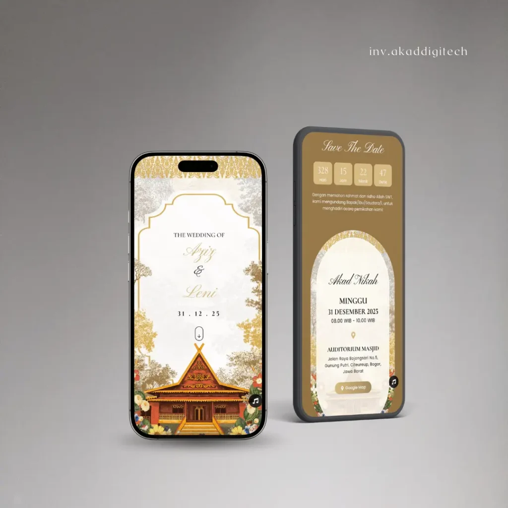 undangan tema Adat melayu