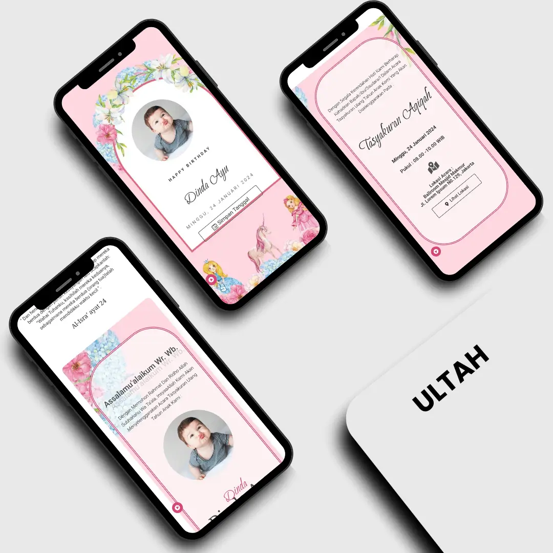 undangan Ultah akad digitach