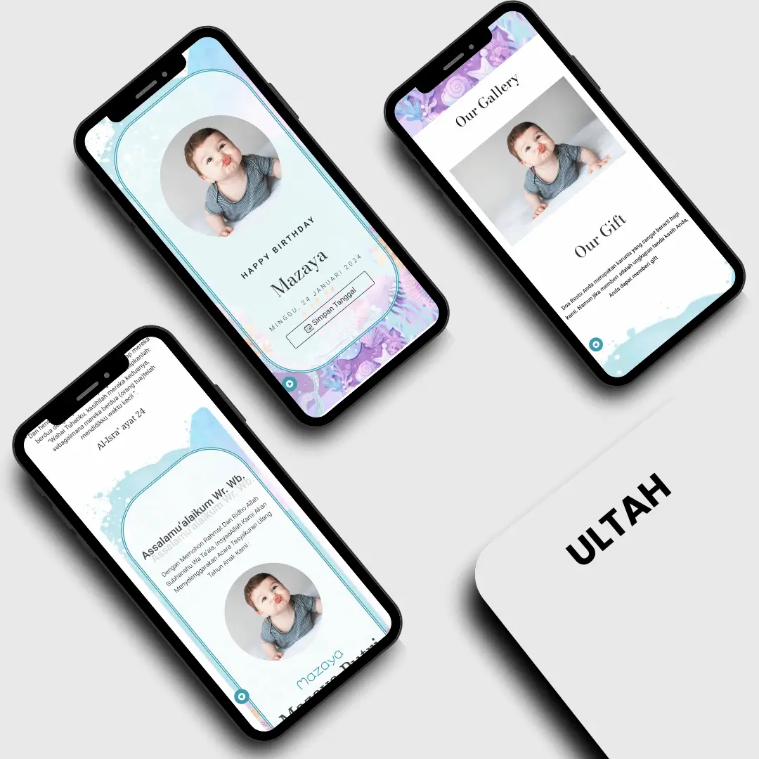 undangan Ultah akad digitach