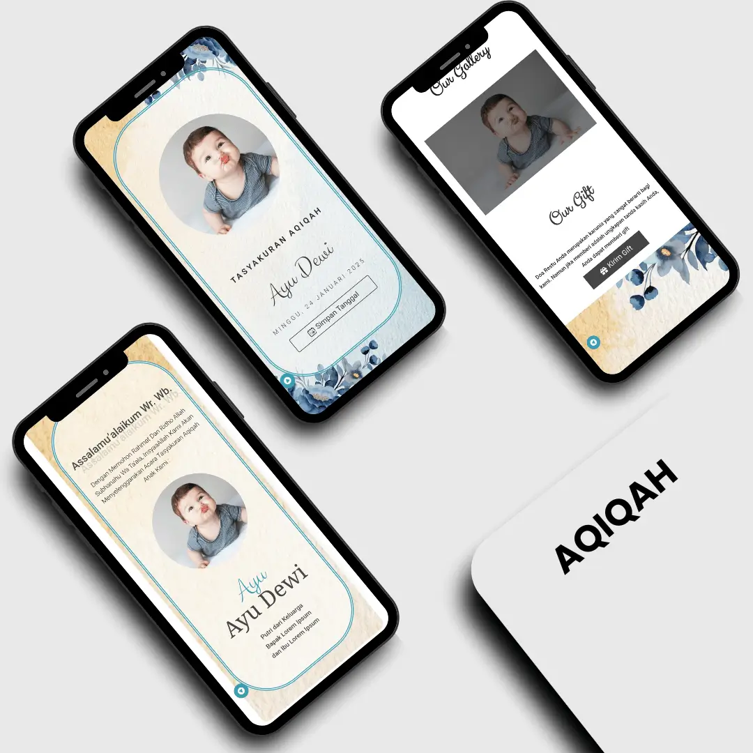 undangan aqiqah akad digitach