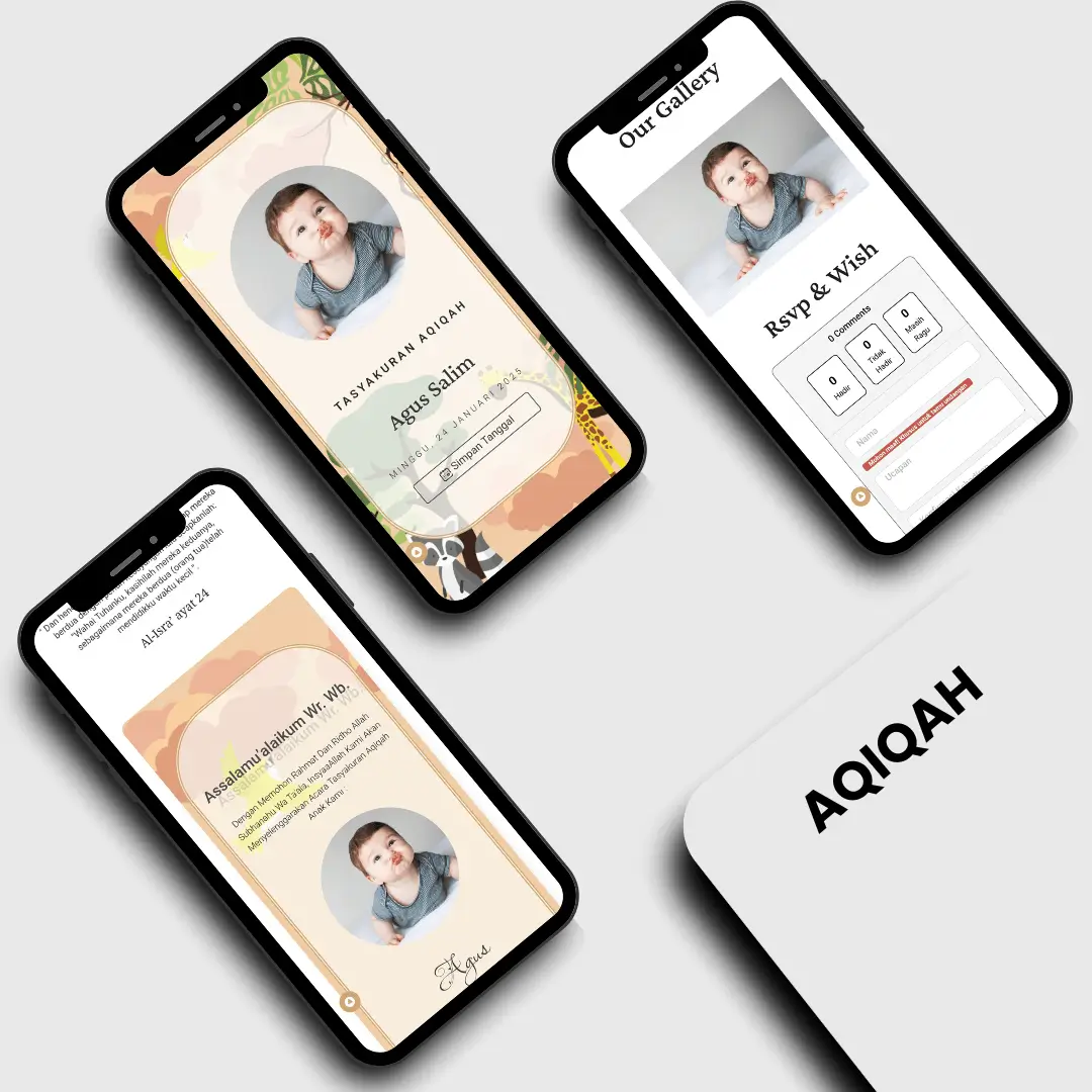 undangan aqiqah akad digitach