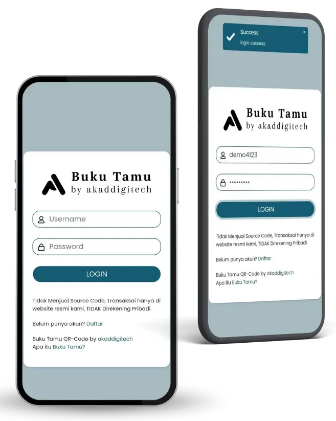 login buku tamu digital