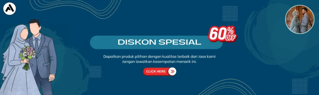 Diskon undangan pernikahan digital