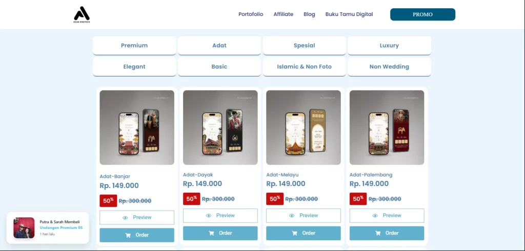 Platform undangan digital terbaik