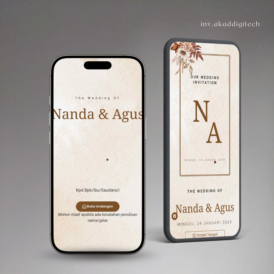 undangan non foto bekasi