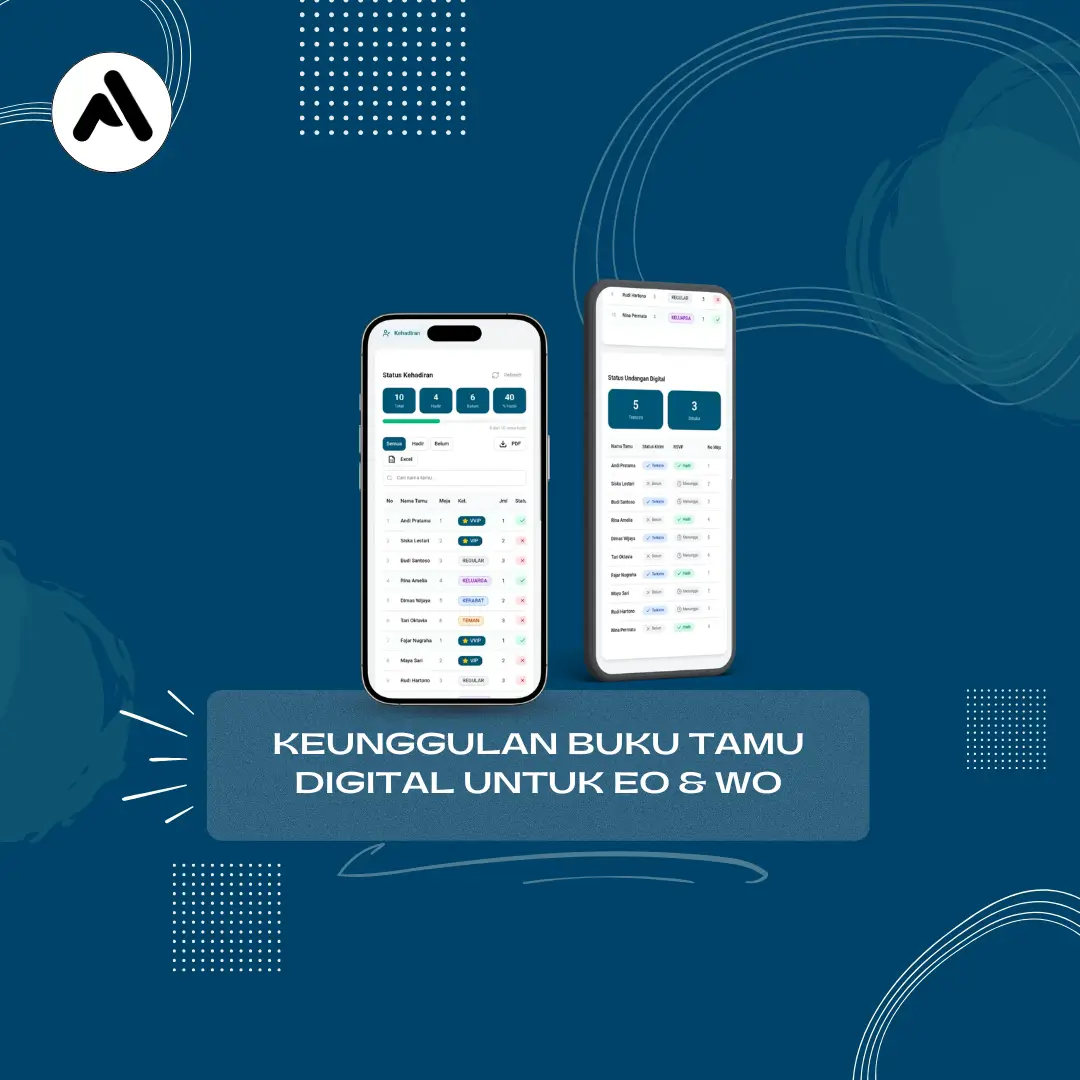 buku tamu digital untuk eo & wo