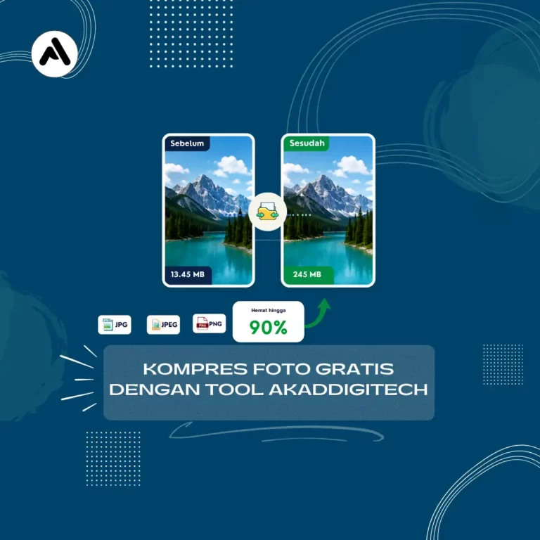 Butuh Kompres Banyak Foto Sekaligus? Gunakan Alat Gratis dari Akad Digitech